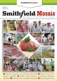 n Editorial: “Together, we shall stay the best!” n ... - Smithfield Ferme