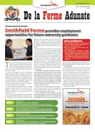 Smithfield Fermeprovides employment opportunities for future ...