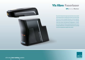 Technische Daten Yb:fibre Faserlaser - ACI Laser