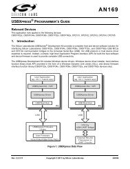 AN169: USBXpress® Programmer's Guide - Silicon Laboratories Inc.