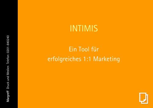 INTIMIS - Margreff-Druck Essen