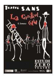 Dossier La Cantant Calba TEATRES CATALANS - Estudi Zero Teatre