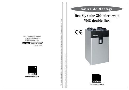 Notice de montage - Dee Fly Cube - Aldes