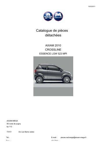 Aixam Crossline (Permis B1) Essence - Garage du 12