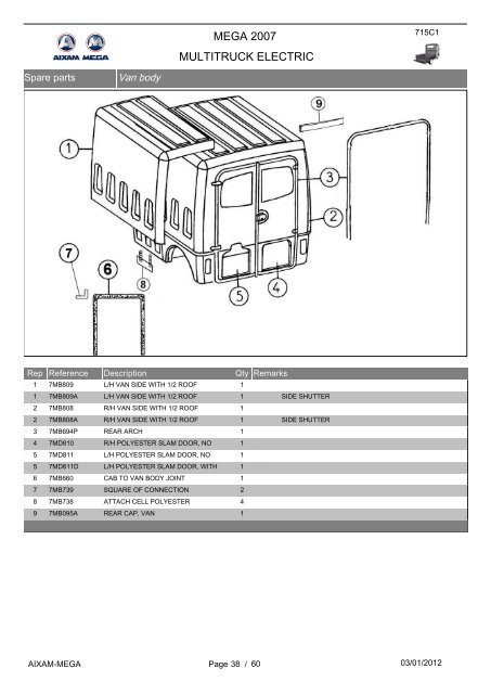 Spare parts Catalog