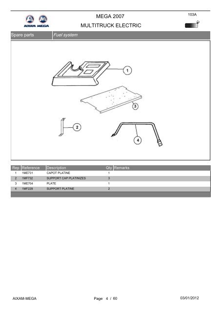 Spare parts Catalog