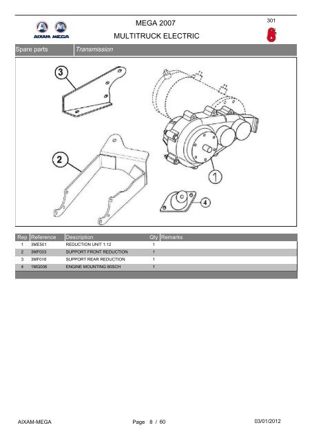 Spare parts Catalog