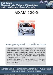 Aixam 500-5 - Garage du 12