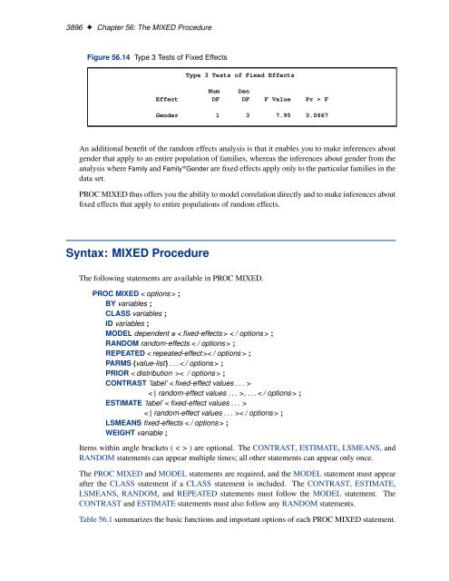 SAS/STAT 9.2 User's Guide: The MIXED Procedure (Book Excerpt)