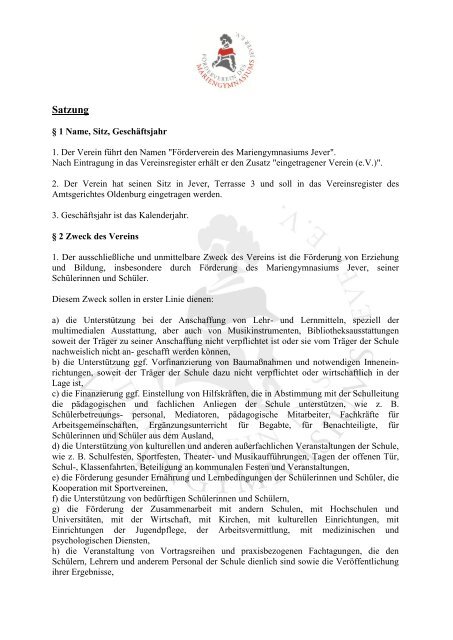 auch als pdf zum Herunterladen - Mariengymnasium Jever