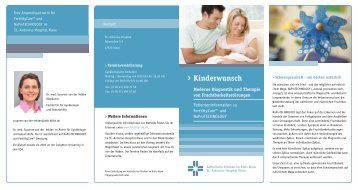 Kinderwunsch - Katholische Kliniken im Kreis Kleve