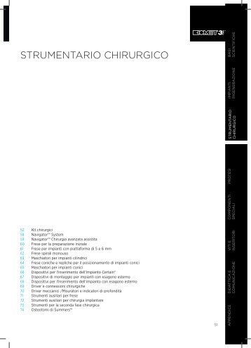 STRUMENTARIO CHIRURGICO - Biomax