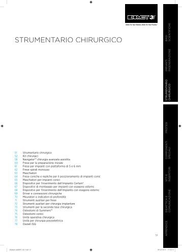 STRUMENTARIO CHIRURGICO - Biomax