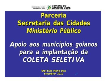 SECIDADES - Ministério Público do Estado de Goiás