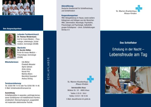 Informationsbroschüre zum Download - St. Marien-Krankenhaus ...