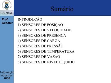 Sensores - UFSM