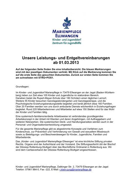 und Entgeltvereinbarungen.pdf - Kinder- und Jugenddorf ...