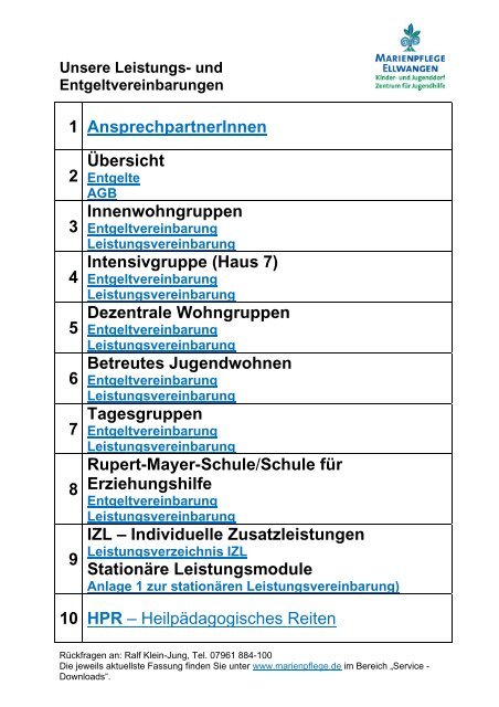 und Entgeltvereinbarungen.pdf - Kinder- und Jugenddorf ...