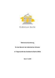 Rahmenschulordnung für den Bereich der katholischen Schulen in ...