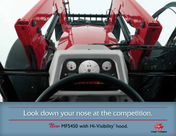 MF 5450 PDF Spec Sheet - Massey Ferguson