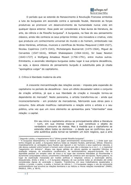 Breves considerações sobre a questão do realismo em György Lukács