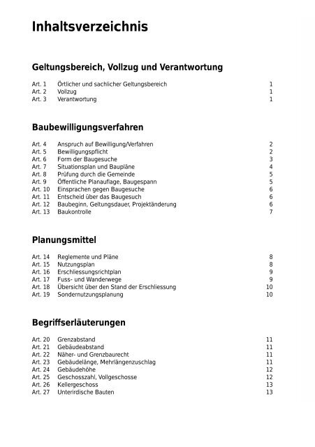 Bau- und Zonenreglement - Gemeinde Visperterminen