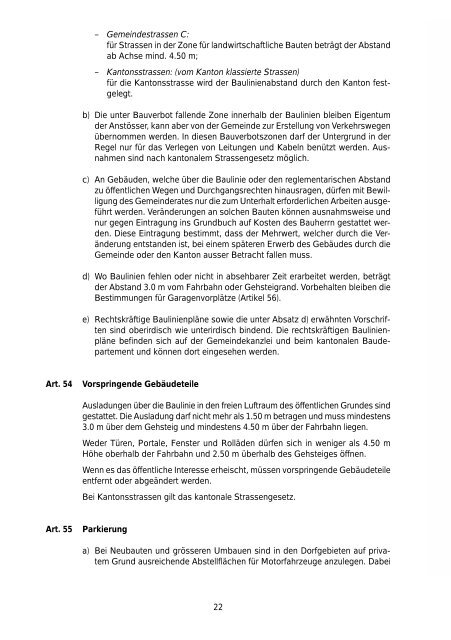 Bau- und Zonenreglement - Gemeinde Visperterminen