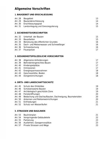 Bau- und Zonenreglement - Gemeinde Visperterminen