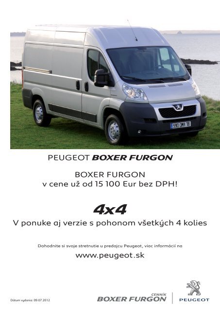 BOXER FURGON 07 2012 - Peugeot