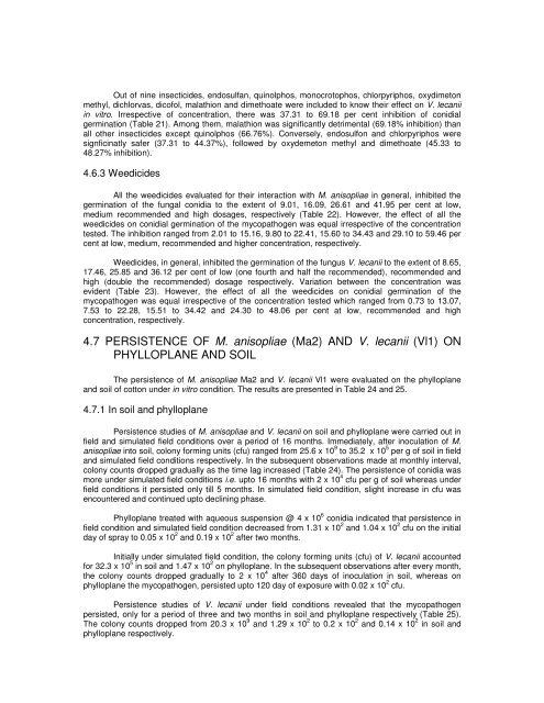 ISOLATION AND CHARACTERIZATION OF ENTOMOPATHOGENIC ...