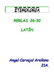 ETIMOLOGIA LATIN 26-30 ANGEL CARVAJAL.pdf - Lingua Latina