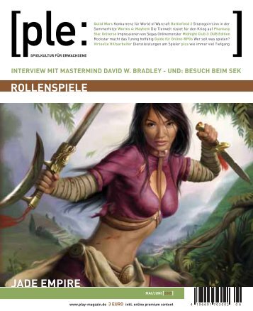 ROLLENSPIELE JADE EMPIRE - zockt