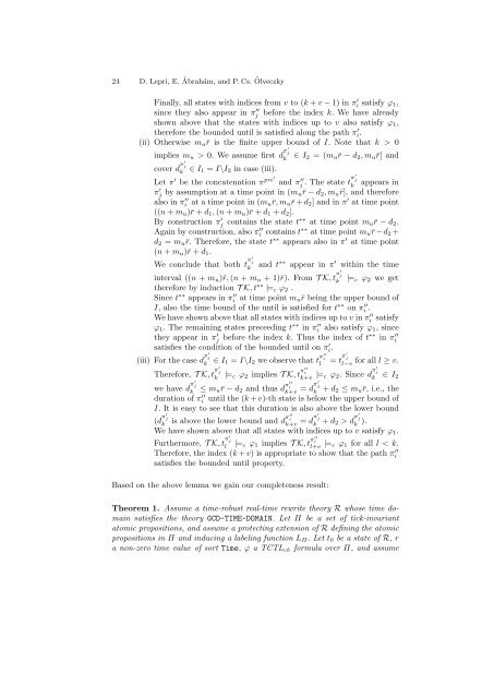 Timed CTL Model Checking in Real-Time Maude⋆ - IfI