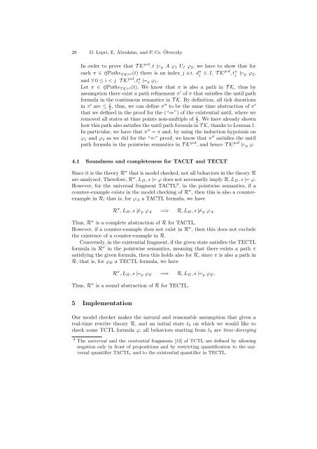Timed CTL Model Checking in Real-Time Maude⋆ - IfI