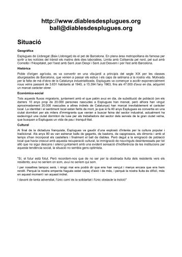 textos pàgina web.pdf - Ball de Diables d'Esplugues de Llobregat