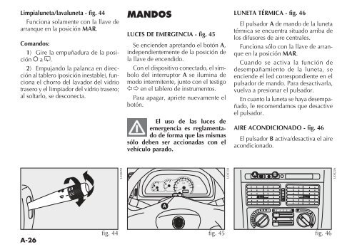 MANUAL DE USO Y MANTENIMIENTO 5./ - Fiat
