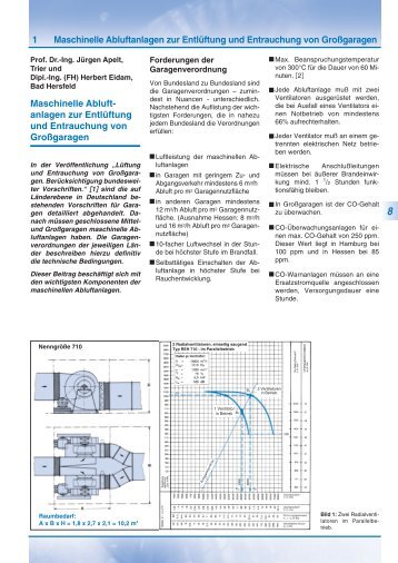 1 Maschinelle Abluftanlagen zur Entlüftung und ... - TLT Turbo GmbH