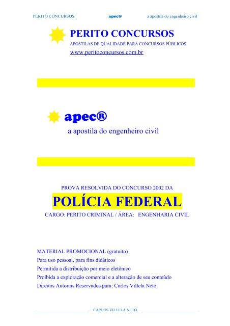 Apostila Perito Criminal (Comum a Todas as Áreas) para o Concurso