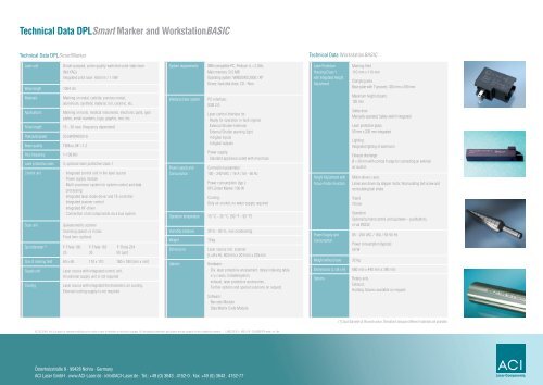 Smartmarker - ACI Laser