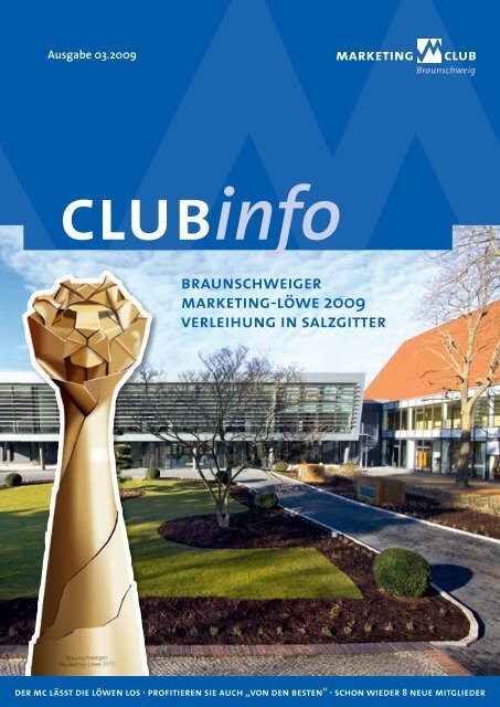 MCB ClubInfo 03-09 - Marketing-Club Braunschweig