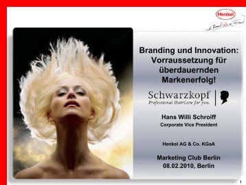 Branding Und Innovation - Marketing Club Berlin