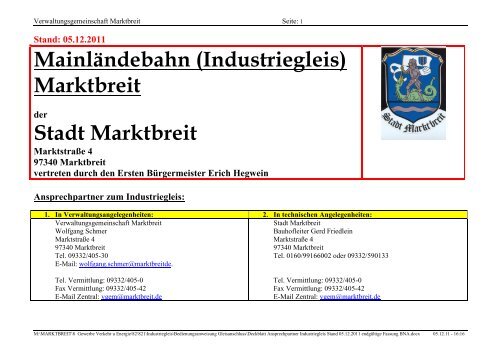 Industriegleis Deckbl05122011 endg Fassg BNA.pdf ... - Marktbreit