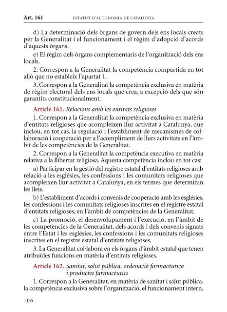 Estatut d'autonomia de Catalunya