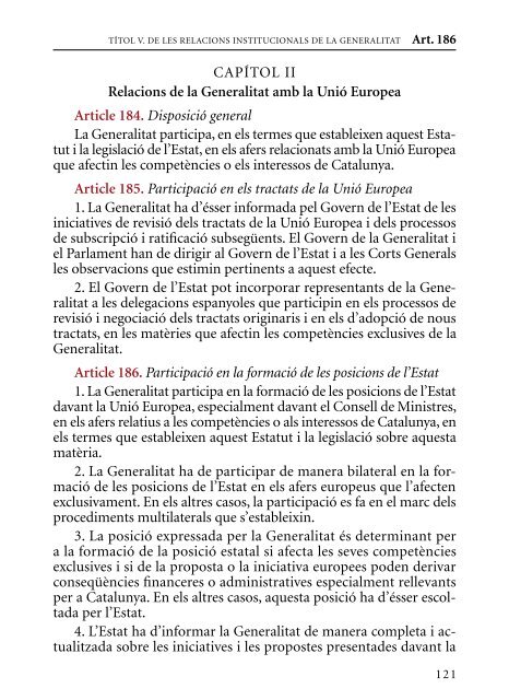 Estatut d'autonomia de Catalunya