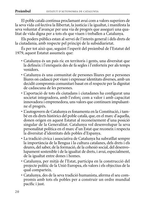 Estatut d'autonomia de Catalunya