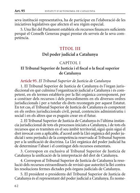 Estatut d'autonomia de Catalunya