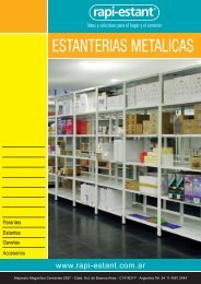 Catálogo Estanterías Metálicas - Rapi-Estant