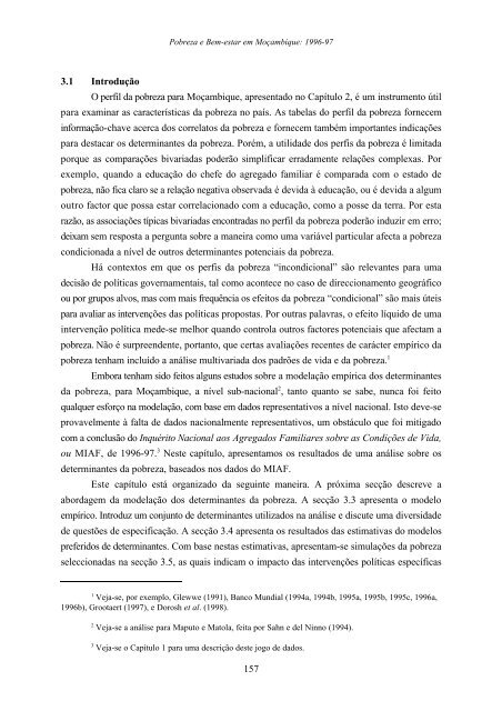 Pobreza e Bem-Estar em Moçambique - International Food Policy ...