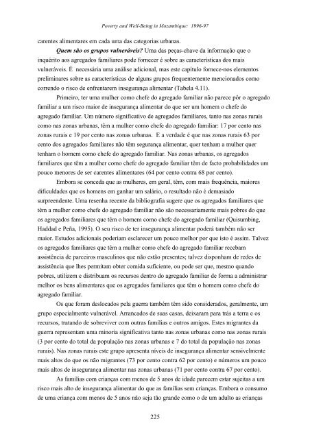 Pobreza e Bem-Estar em Moçambique - International Food Policy ...