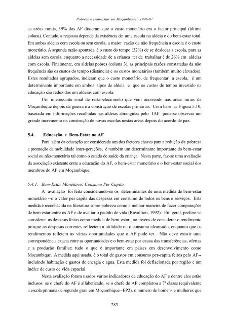 Pobreza e Bem-Estar em Moçambique - International Food Policy ...